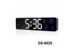 Ψηφιακό Ρολόι Ξυπνητήρι LED Μαύρο DS-6625
