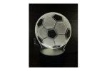Τρισδιάστατο 3D επιτραπέζιο φωτιστικό μπάλα ποδοσφαίρου