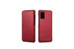 Θήκη iCarer Δερμάτινη Samsung Galaxy S20 Plus Curved Edge Vintage Κόκκινο