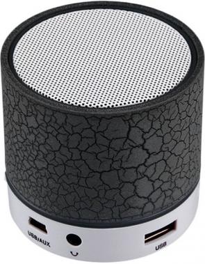 Φορητό Ηχείο Bluetooth mini Speaker + FM Radio Μαύρο