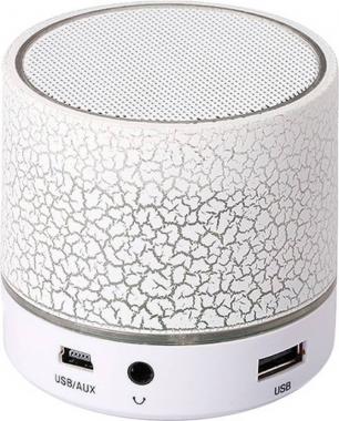 Φορητό Ηχείο Bluetooth mini Speaker + FM Radio Λευκό