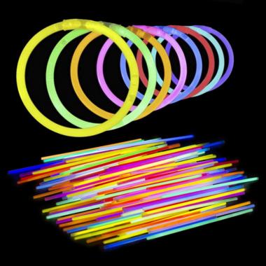Glow Sticks - Ράβδοι που Φωσφορίζουν 100 τεμ 20 εκ